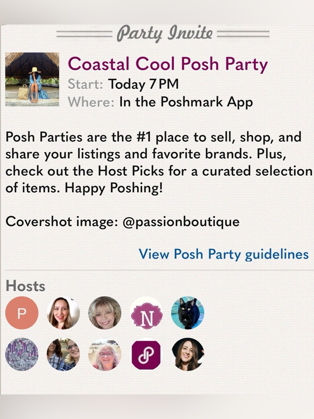 Coastal Cool Posh Party 💙 July 24th @7pm PST - Thanks for Partying With Me! - Picture 2 of 2